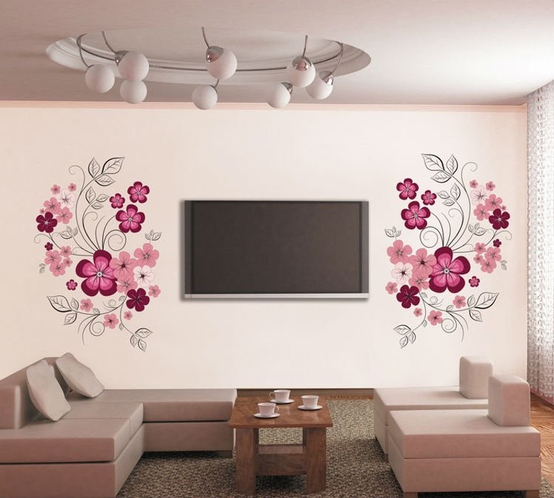 Floral Stickers - Beautiful Designs - home_decor