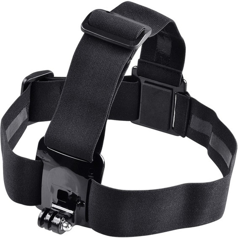 Power Smart Head Mount Belt For GoPro Hero2 Hero3 Hero4 Series With Anti Side Glue Strap(Black)