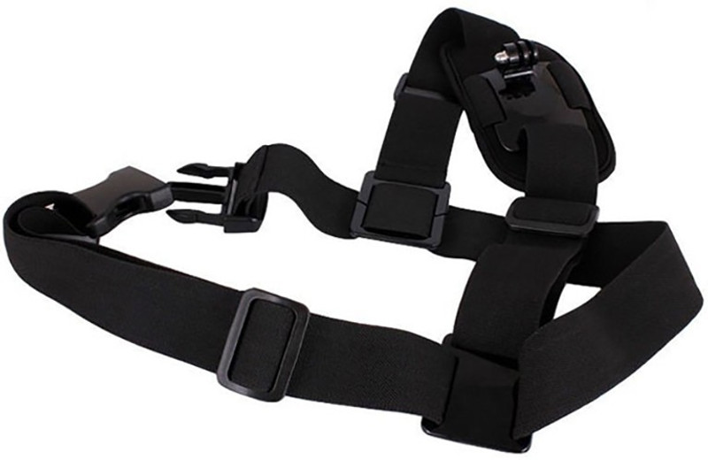 Axcess Strap Mount Single Shoulder Chest Belt Harness For Xiaomi yi Gopro Hero4 3+ 3 SJ4000 Strap(Black)