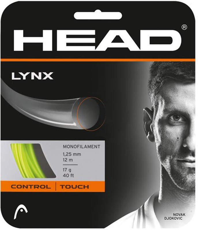 Head Lynx 1.25 Tennis String - 12 m(Yellow) Head Lynx 1.25 Tennis String - 12 m(Yellow)