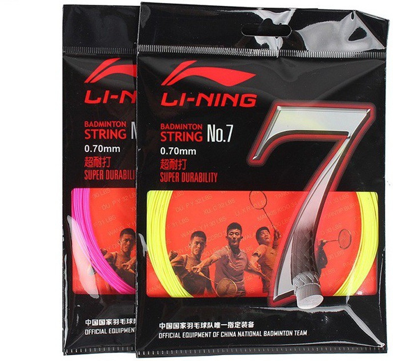 Li-Ning No. 7 0.70 Badminton String - 10 m(Multicolor)