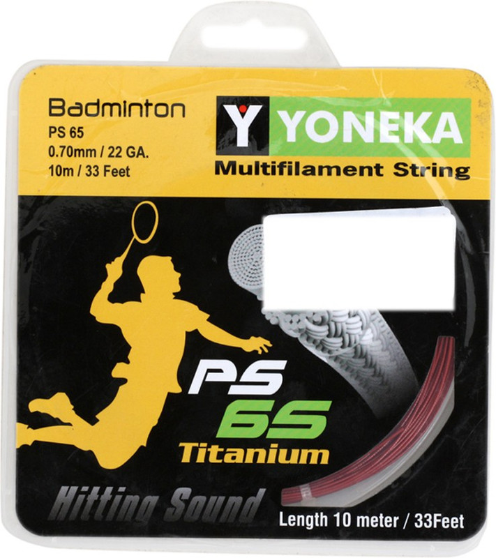 YONEKA PS-65 Titanium 0.70 Badminton String - 10 m(Multicolor)