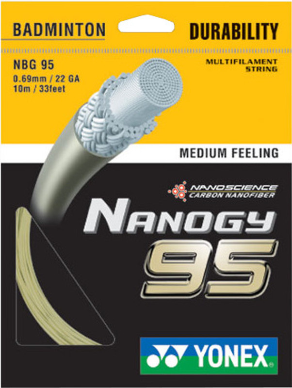 Yonex Nanogy 95 0.69 mm Badminton String - 10 m(Assorted)