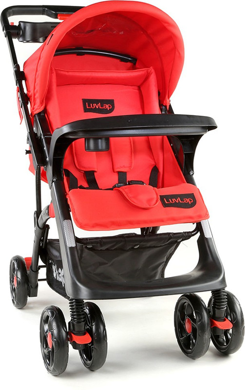 LuvLap Sports Stroller - Red ( For babies upto 25kgs) Stroller(3, Red)