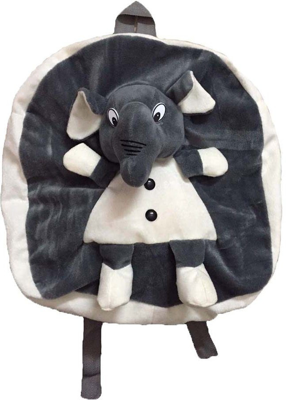 PIST Soft Toys Appu Kids Bag No.15 - 10 cm(Grey)