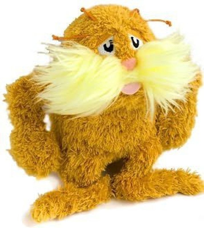 manhatan toy Dr Seuss Lorax 7 Inch Plush Doll(Brown)