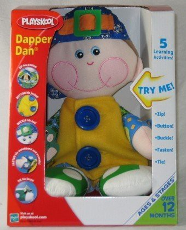 Playskool Dapper Dan 14 Plush(Yellow)