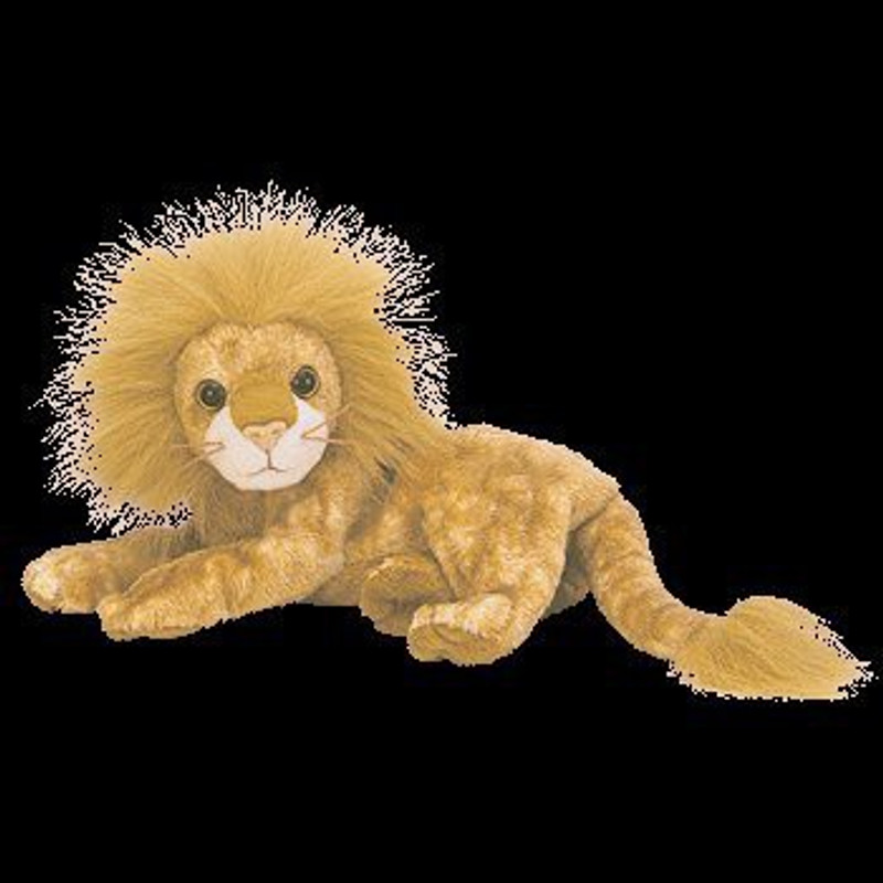 TY Beanie Babies Orion The Lion - 12 inch(Brown)