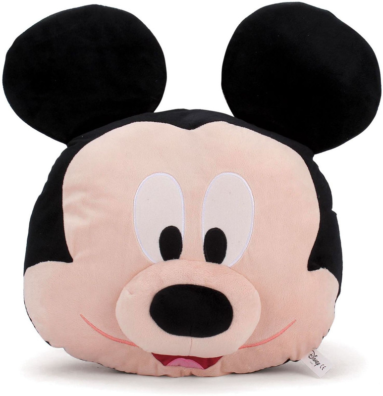 Disney MICKEY face Plush - 40 cm(Multi Colour)