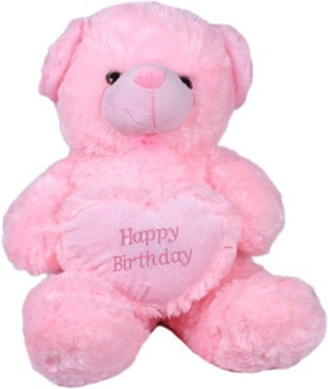 Cuddles collections Heart teddy Pink - 45 cm(Pink)