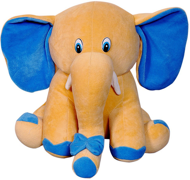Riya Enterprises Soft Elephant - 32 cm(Brown)