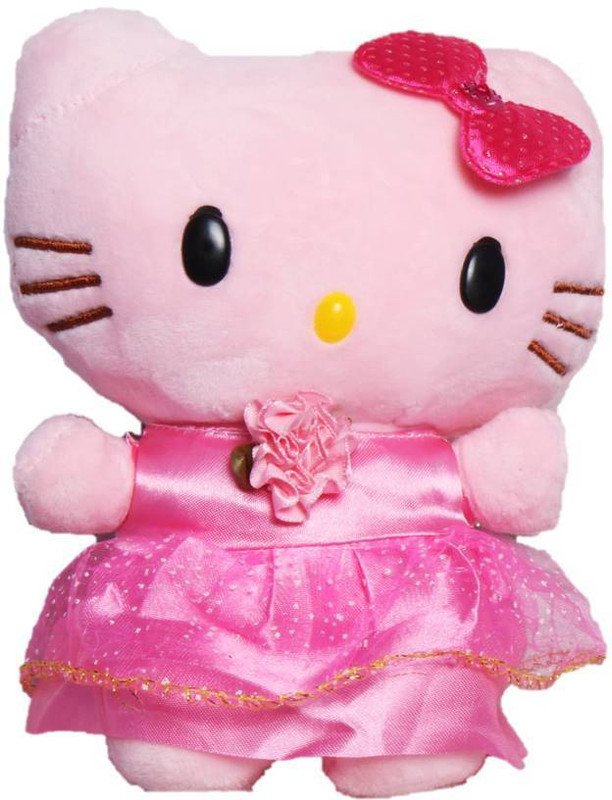 ToyJoy Hello Kitty 18cm pink soft stuffed plush toy  - 18 cm(Pink)