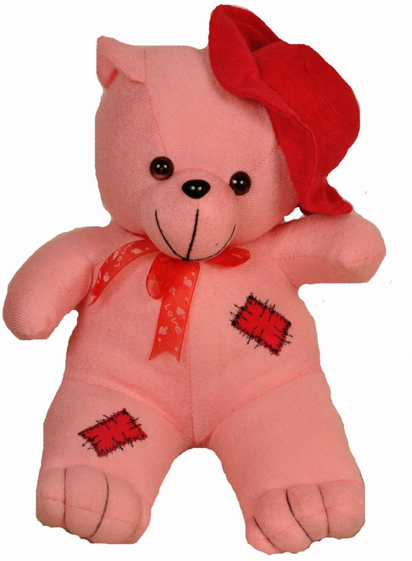 Riya Enterprises Soft Bear - 35 cm(Pink)