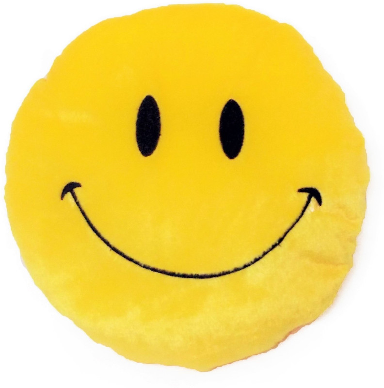 Now-N-New Smiley Cushion - 35(Yellow)