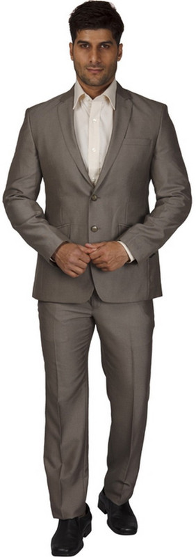 Park Avenue Single Breasted Solid Men Suit Park Avenue Single Breasted Solid Men Suit