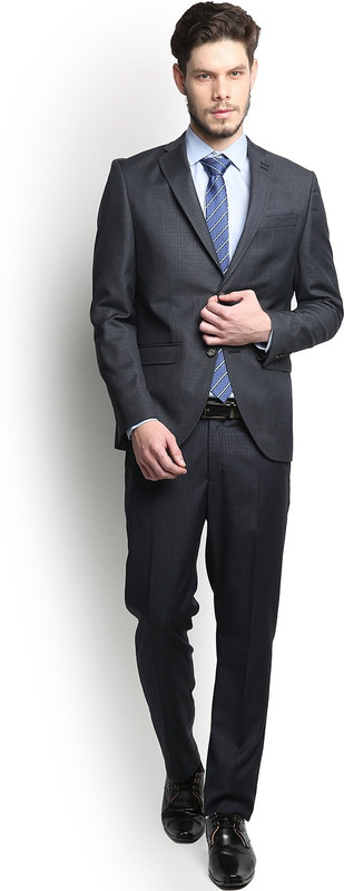Blackberrys Single Breasted Checkered Men Suit Blackberrys Single Breasted Checkered Men Suit