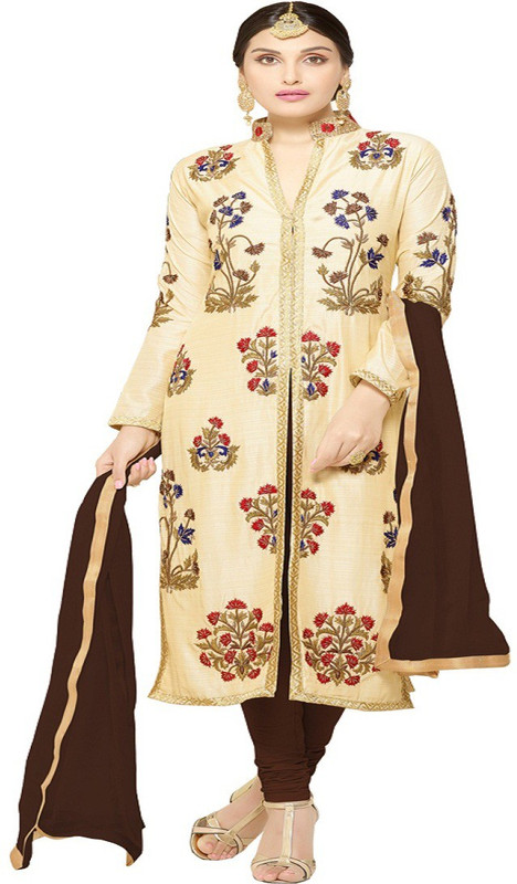 V And V Shop anarkali Embroidered Women Suit