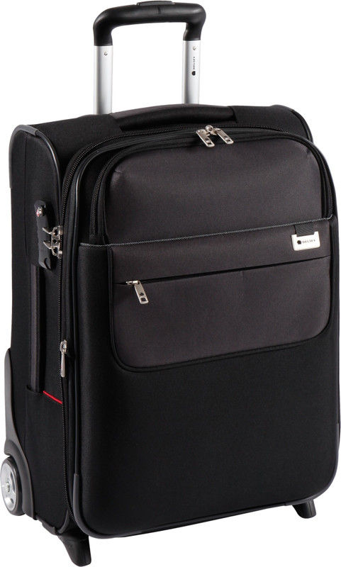 Delsey Keep N'pact Expandable Cabin Luggage - 20 inch(Black)