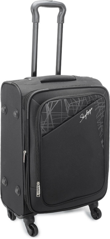 Skybags Bentley Expandable Cabin Luggage - 22 inch(Black)