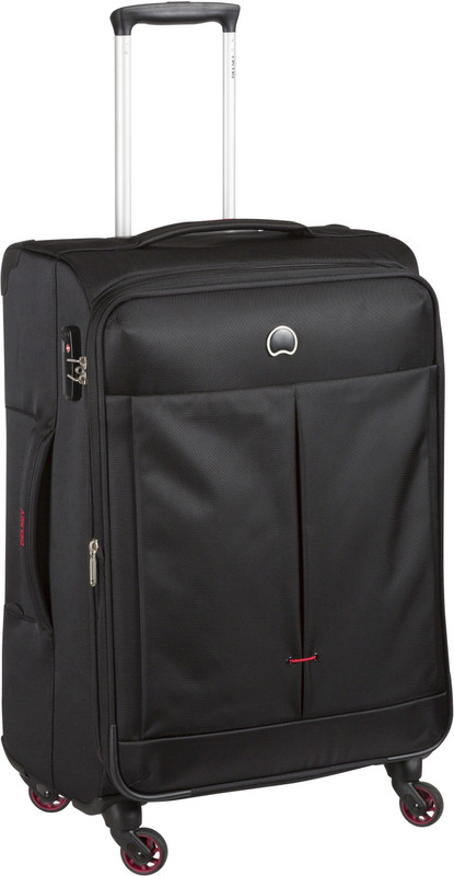 Delsey Air Adventure 69Cm Check-In Trolley Luggage (Black) Medium Briefcase - For Men & Women(Black)