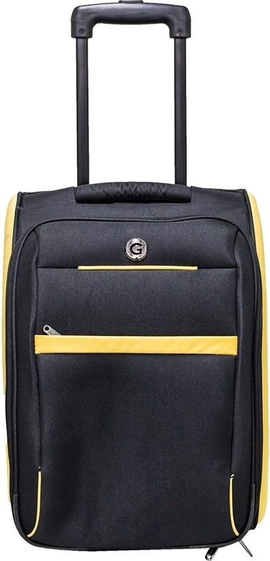 Giordano Expandable  Cabin Luggage - 18 inch(Yellow, Black) RS.1800 (70.00% Off) - Flipkart