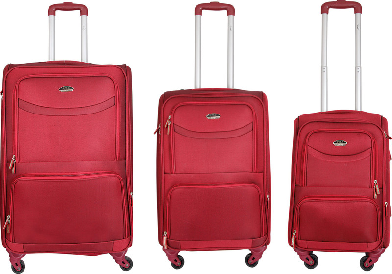 ASWI 1389 / 4W Expandable Check-in Luggage - 28 inch(Multicolor, Red)
