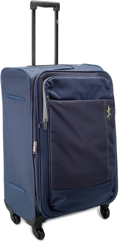 Skybags Italy Expandable Check-in Luggage - 26 inch(Blue)