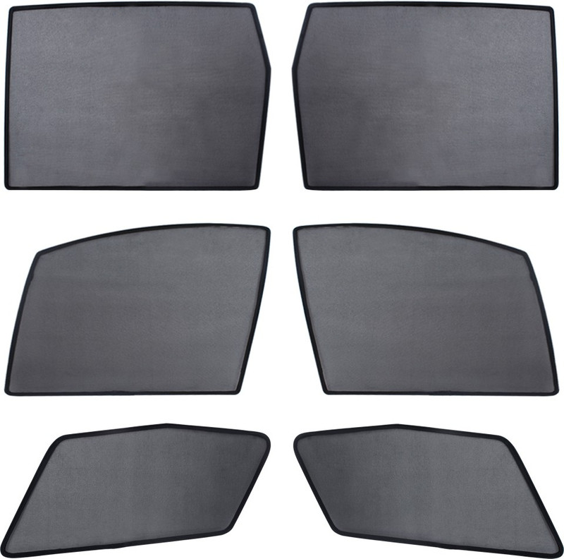 Speedwav Side Window, Rear Window Sun Shade For Mahindra TUV-300(Black)