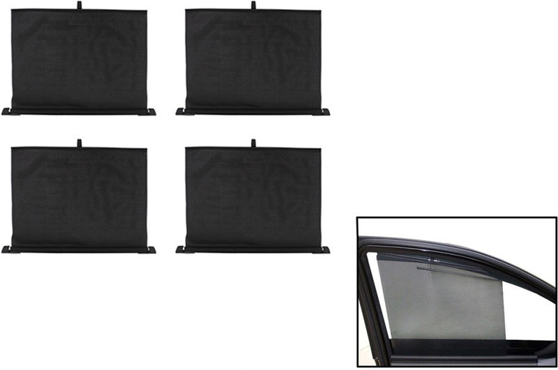 Speedwav Side Window, Rear Window Sun Shade For Volkswagen Vento(Black)