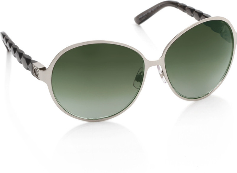 Swarovski Over-sized Sunglasses(Grey, Green) Swarovski Over-sized Sunglasses(Grey, Green)