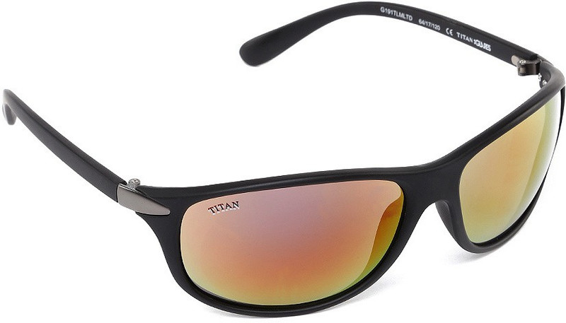 Glares by Titan Sports Sunglasses(Red)