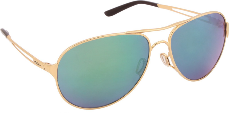 Oakley CAVEAT Aviator Sunglass(Green, Blue)
