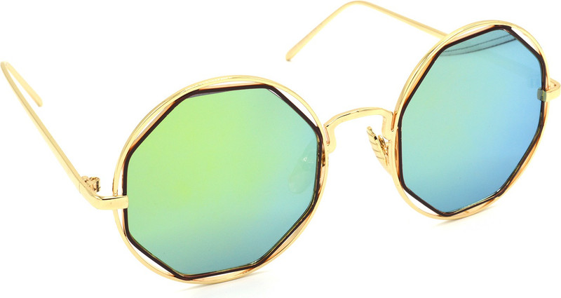 Hrinkar Round Sunglasses(Multicolor)
