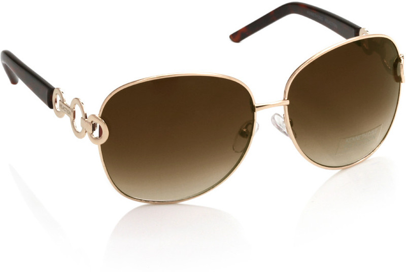 Kenneth Cole Over-sized Sunglasses(Brown)