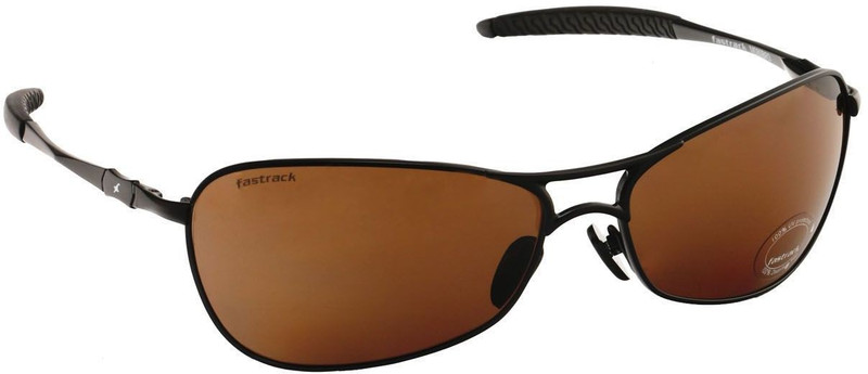 Fastrack Rectangular Sunglasses(Brown)