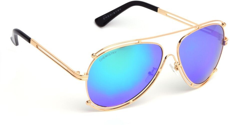 Chemistry Aviator Sunglasses(Green)