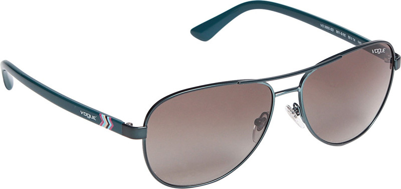 Vogue Aviator Sunglasses(Green)