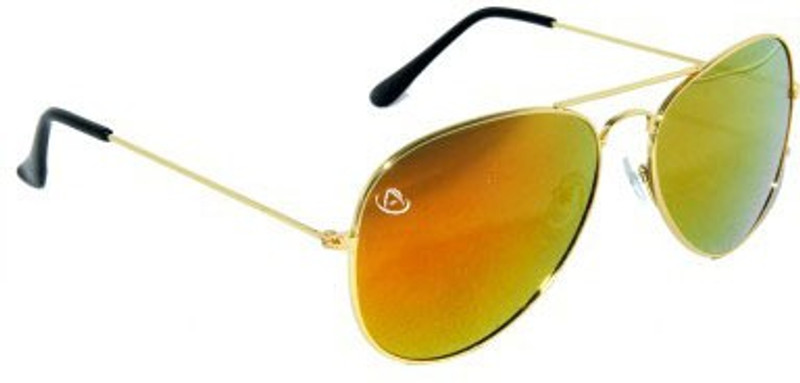 Aventus Aviator Sunglasses(Brown, Black)