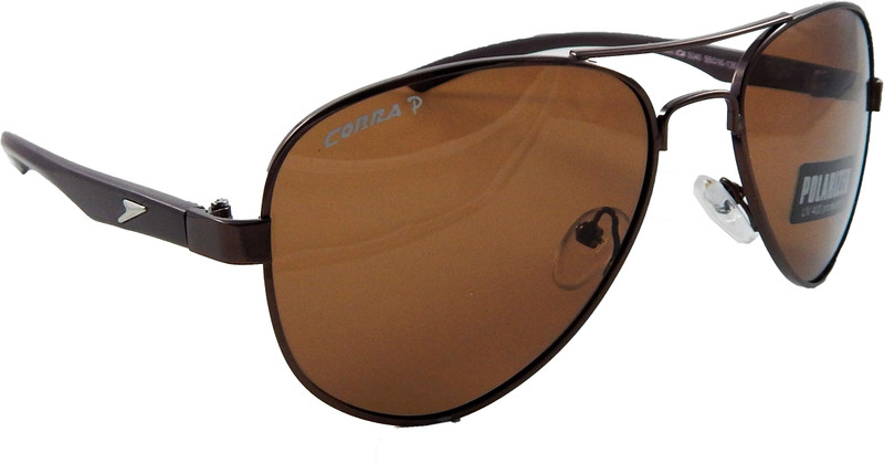 Cobra Aviator Sunglasses(Brown)