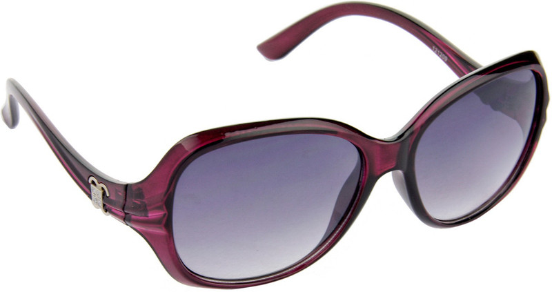 Hrinkar Over-sized Sunglasses(Violet)