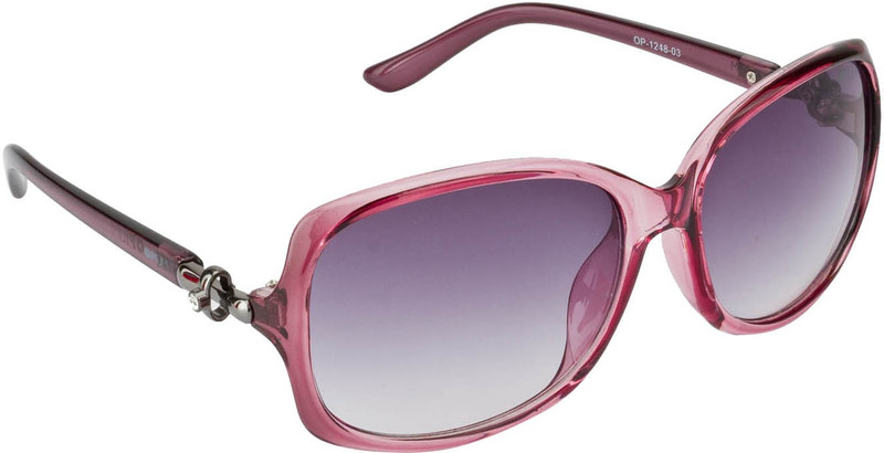 Opium Rectangular Sunglasses(Grey)