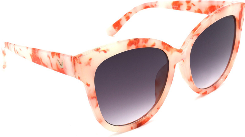Hrinkar Cat-eye, Oval, Round Sunglasses(Grey)