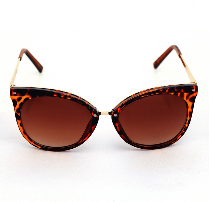 Just Pretty Things Cat-eye Sunglasses(Brown)