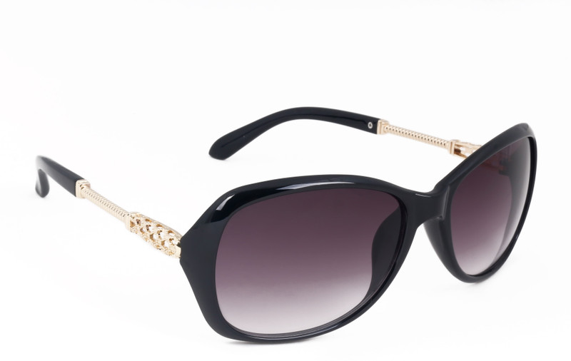 Kiaami Oval Sunglasses(Black) Kiaami Oval Sunglasses(Black)