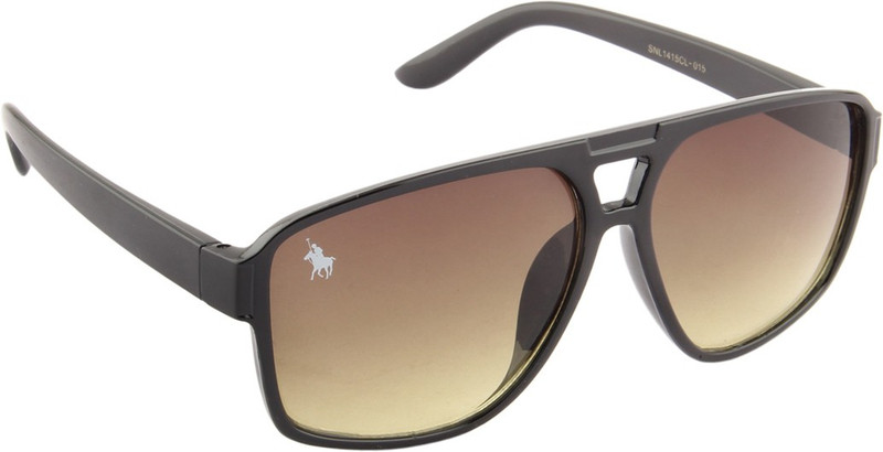 Royal County Of Berkshire Polo Club Over-sized Sunglasses(Brown)