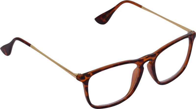 Dark Image Retro Square Sunglasses(Clear)