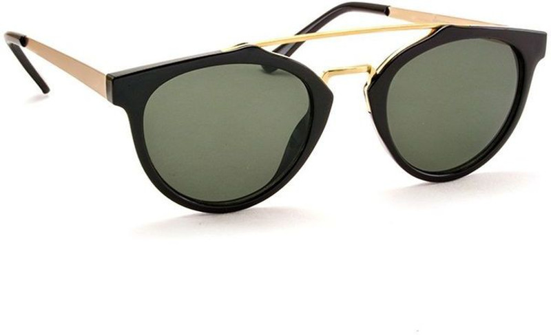 Stacle Round Sunglasses(Green)