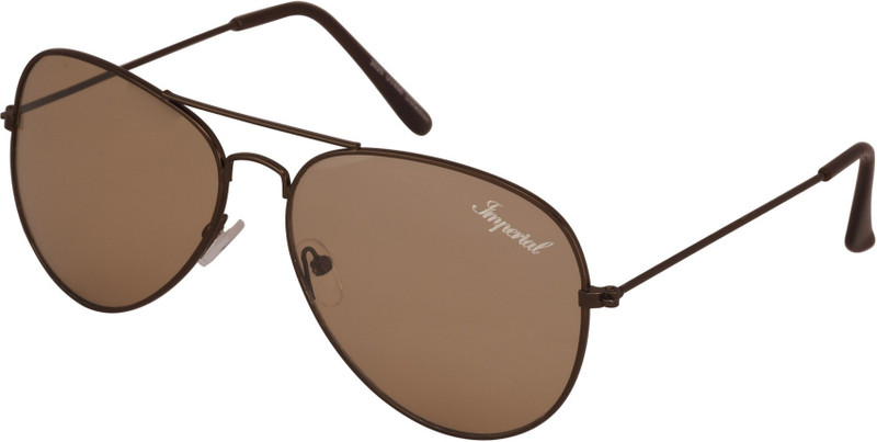Imperial Club Aviator Sunglasses(Brown) Imperial Club Aviator Sunglasses(Brown)