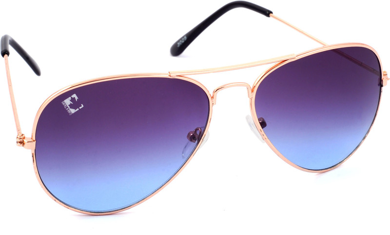 Clark N' Palmer Aviator Sunglasses(Grey, Blue)