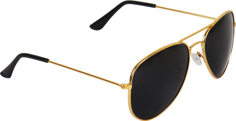 De Glazen Aviator Sunglasses(Black)